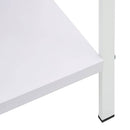 bogreol med 5 hylder 60x27,6x158,5 cm konstrueret træ hvid