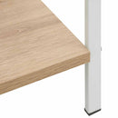 bogreol 60x27,6x158,5 cm 5 hylder konstrueret træ egetræsfarvet