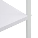 køkkenreol til mikroovn 60x39,6x123 cm konstrueret træ hvid
