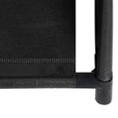 displayreol trappeformet 130x45x170 cm stof