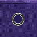 opbevaringskasser 10 stk. 32x32x32 stof lilla