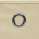 opbevaringskasser 4 stk. 32x32x32 stof cremefarvet