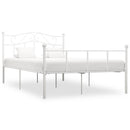 sengestel 160x200 cm metal hvid