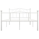 sengestel 160x200 cm metal hvid