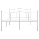 sengestel 160x200 cm metal hvid