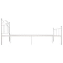 sengestel 160x200 cm metal hvid