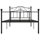 sengestel 90x200 cm metal sort