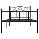sengestel 100x200 cm metal sort