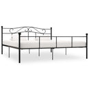 sengestel 180x200 cm metal sort