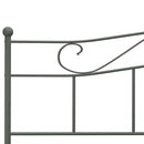 sengestel 180x200 cm metal grå