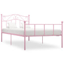 sengestel 100x200 cm metal pink