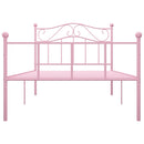 sengestel 100x200 cm metal pink