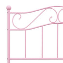 sengestel 100x200 cm metal pink