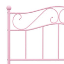 sengestel 100x200 cm metal pink
