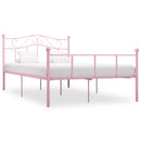 sengestel 120x200 cm metal pink
