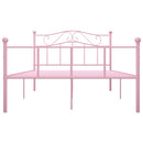 sengestel 120x200 cm metal pink