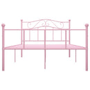 sengestel 120x200 cm metal pink