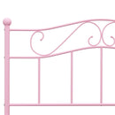 sengestel 120x200 cm metal pink