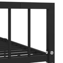 sengestel 100x200 cm metal sort