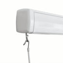 manuel kassettemarkise 350x250 cm blå og hvid