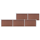 havehegn 872 x 106 cm WPC brun