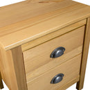 sengebord 46x35x49,5 cm massivt fyrretræ