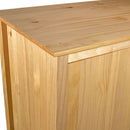 klædeskab med 2 låger Hill 89x50x170 cm massivt fyrretræ
