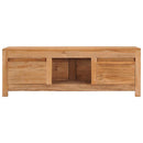 tv-bord 100x30x35 cm massivt teaktræ