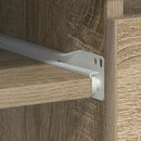 skrivebord 90x45x76 cm konstrueret træ sonoma-eg