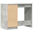 skrivebord 90x45x76 cm konstrueret træ betongrå
