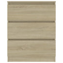 skænk 60x35x76 cm konstrueret træ sonoma-eg