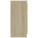 skænk 60x35x76 cm konstrueret træ sonoma-eg