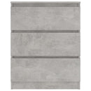 skænk 60x35x76 cm konstrueret træ betongrå