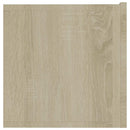 tv-bord 80x30x30 cm konstrueret træ sonoma-eg