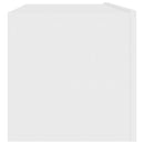 tv-bord 100x30x30 cm konstrueret træ hvid