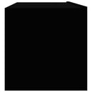 tv-bord 100x30x30 cm konstrueret træ sort
