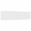 tv-skab 120x30x30 cm konstrueret træ hvid
