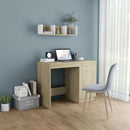 skrivebord 100x50x76 cm konstrueret træ sonoma-eg