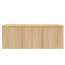 tv-bord 80x34x30 cm konstrueret træ sonoma-eg