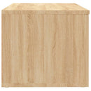 tv-bord 80x34x30 cm konstrueret træ sonoma-eg