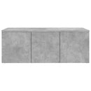 tv-bord 80x34x30 cm konstrueret træ betongrå