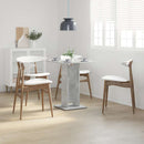 bistrobord 60x60x75 cm konstrueret træ betongrå