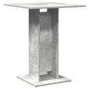 bistrobord 60x60x75 cm konstrueret træ betongrå