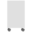 sidebord 70x35x60,5 cm konstrueret træ hvid