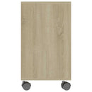 sidebord 70x35x60,5 cm konstrueret træ sonoma-egetræsfarvet