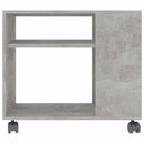 sidebord 70x35x60,5 cm konstrueret træ betongrå