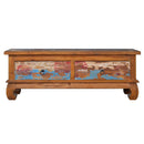 tv-skab 110x35x40 cm genanvendt teaktræ