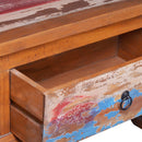 tv-skab 110x35x40 cm genanvendt teaktræ