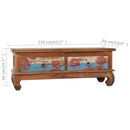 tv-skab 110x35x40 cm genanvendt teaktræ