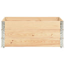 pallerammer: 3 stk. 100x150 cm massivt fyrretræ